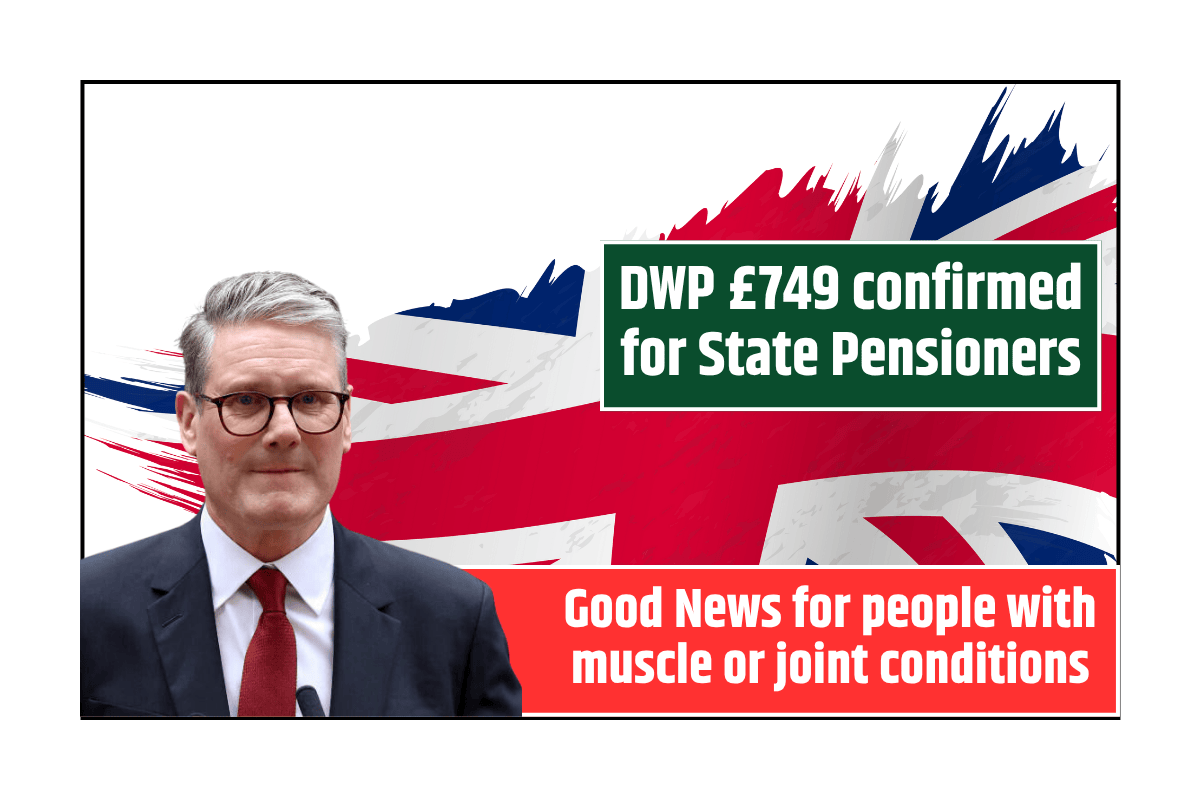 DWP £749 confirmed for State Pensioners - Good News for people with muscle or joint conditions